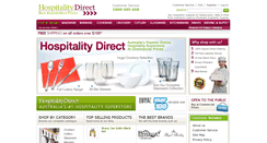Desktop Screenshot of hospitalitydirect.com.au